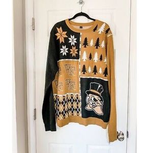 NWT NCAA Wake Forest Ugly Christmas Sweater